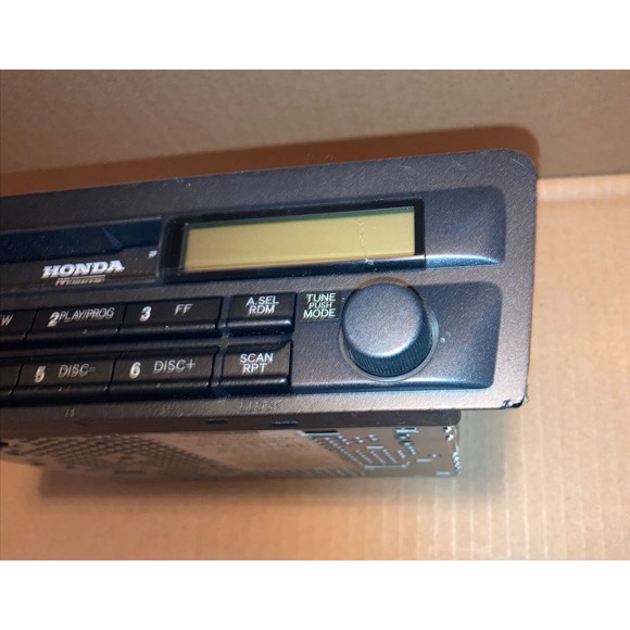 2001-2005 Honda Civic AM FM Radio Cassette Player Part Number 39100-S5A-A110-M1 - Picture 4 of 12
